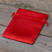 Sacchetti in raso 10 x 13 cm - rosso Sacchetti piccoli