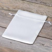 Sacchetti in raso 12 x 15 cm - bianco Sacchetti piccoli