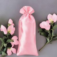 Sacchetti in raso 16 x 37 cm - rosa chiaro Giardino e piante di casa