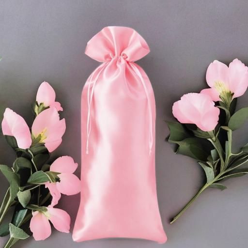 Sacchetti in raso 16 x 37 cm - rosa chiaro Giardino e piante di casa