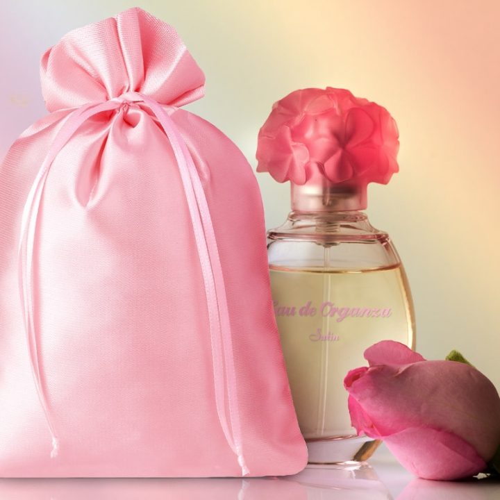 Sacchetti in raso 18 x 24 cm - argento Sacchetti in raso