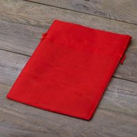 Sacchetti in raso 18 x 24 cm - rosso San Valentino