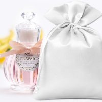 Sacco in raso 22 x 30 cm - bianco Abbigliamento e biancheria