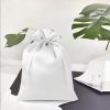 Sacco in raso 22 x 30 cm - bianco Festa della Donna