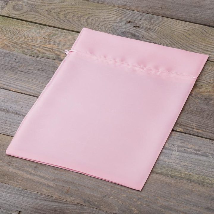 Sacchetti in raso 26 x 35 cm - rosa chiaro Saco grandi 26x35 cm
