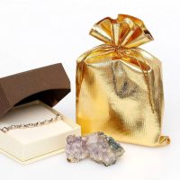 Sacchetti metallizzato 10 x 13 cm - oro Sacchetti piccoli 10x13 cm