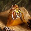 Sacchetti metallizzato 10 x 13 cm - oro San Valentino