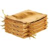 Sacchetti metallizzato 10 x 13 cm - oro Sacchetto di Natale