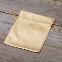 Sacchetti metallizzato 12 x 15 cm - oro Sacchetto di Natale