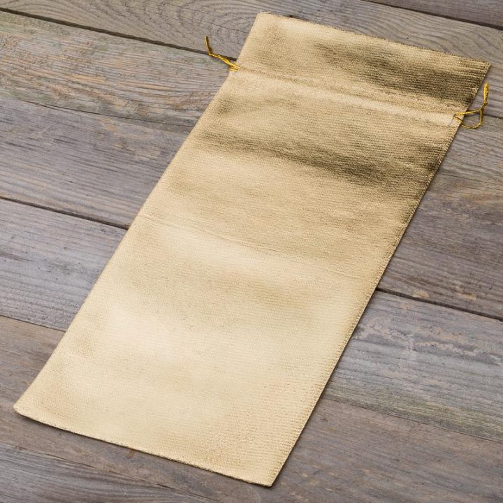 Sacchetti metallizzato 16 x 37 cm - oro Sacchetti medi 16x37 cm