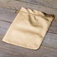 Sacchetti metallizzato 18 x 24 cm - oro Abbigliamento e biancheria