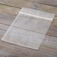 Sacco di organza 22 x 30 cm - avorio Abbigliamento e biancheria