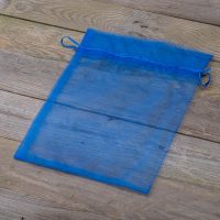 Sacco di organza 22 x 30 cm - blu Sacchetti per frutta