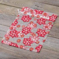 Sacco di organza 22 x 30 cm - Natale / 1 Tutti i prodotti
