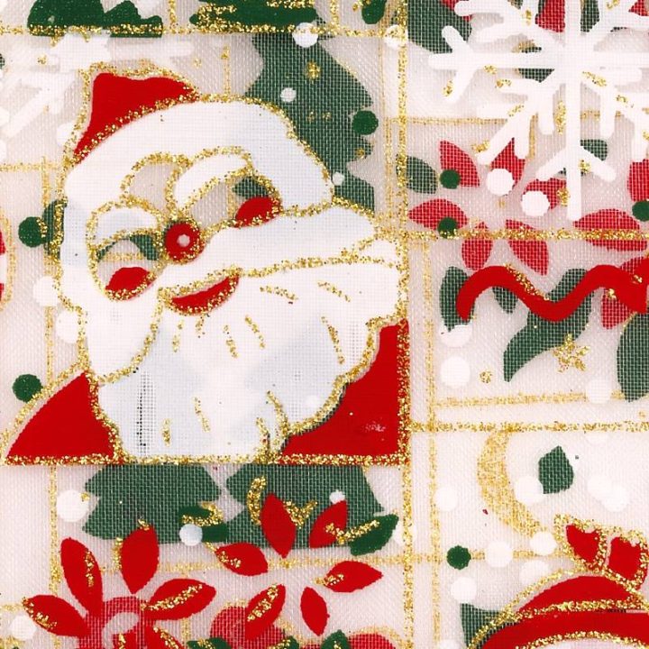 Sacco di organza 22 x 30 cm - Natale / 5 Sacchetti di organza