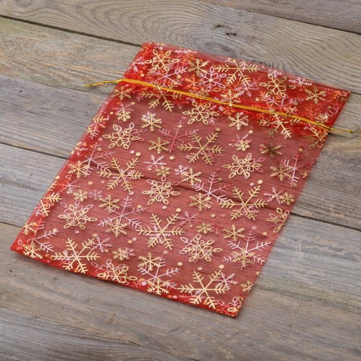 Sacco di organza 22 x 30 cm - Natale Cosmetici