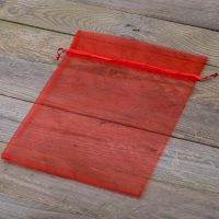 Sacco di organza 22x30 cm - rosso San Valentino