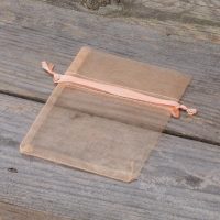 Sacchetti di organza 8 x 10 cm - salmone Sacchetti piccoli 8x10 cm
