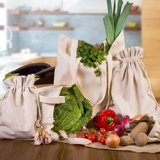 le borse riutilizzabili per la spesa ti aiuteranno a vivere in uno stile zero waste