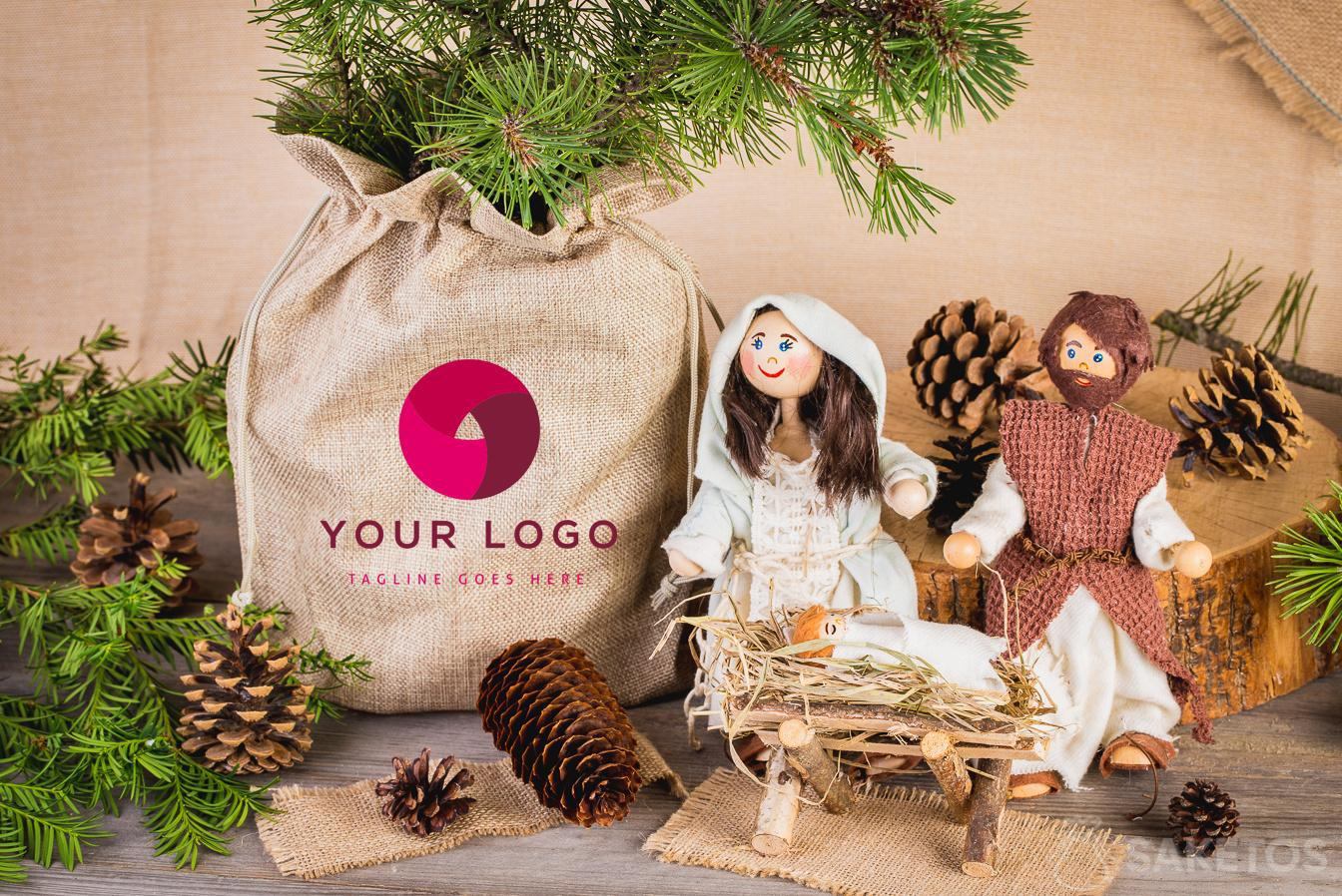 Christmassy bags con logo