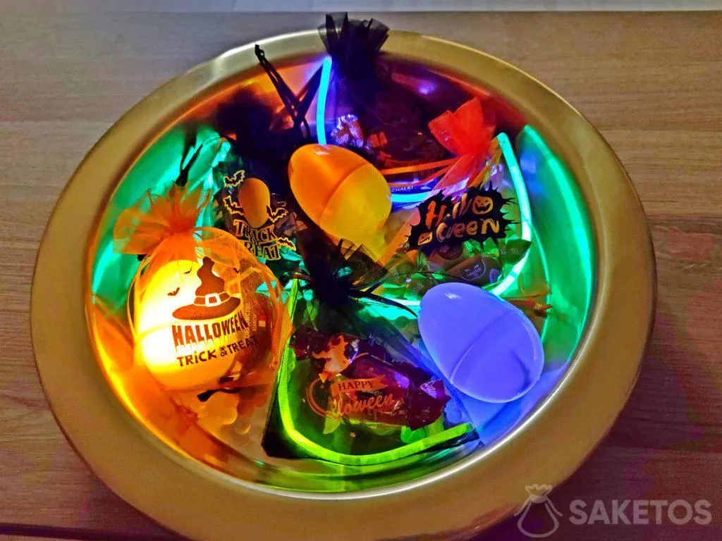 caccia alle caramelle di Halloween