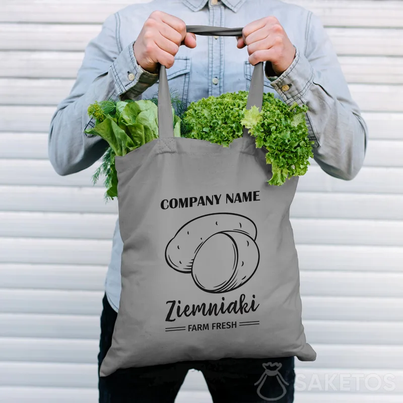 Borsa per la spesa con logo aziendale