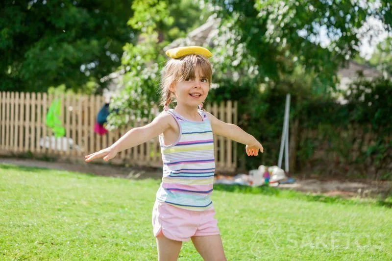 Sacchetti da ginnastica: esercizio di equilibrio