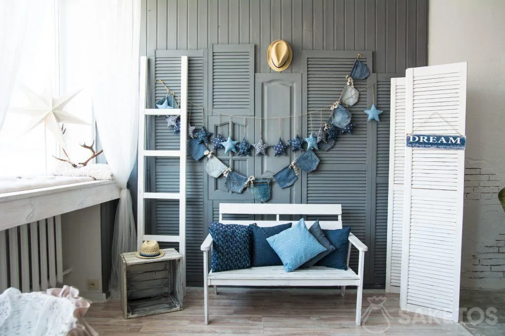 Il jeans (denim) nella decorazione d'interni