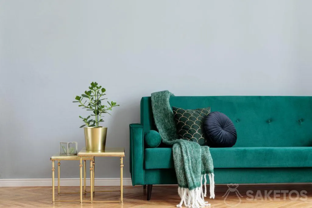 Il velour è utilizzato per l'interior design e la creazione di decorazioni per la casa