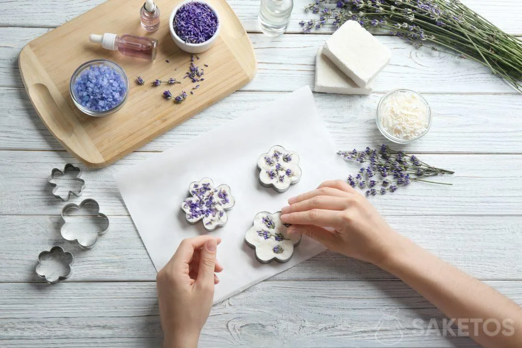 Decorazione di un sapone fatto in casa