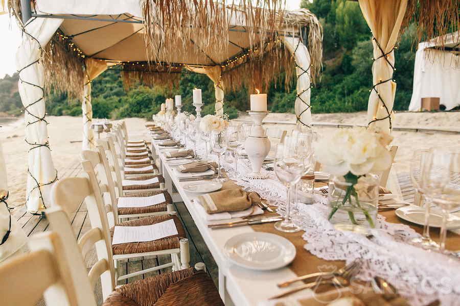 Matrimonio rustico all'aperto
