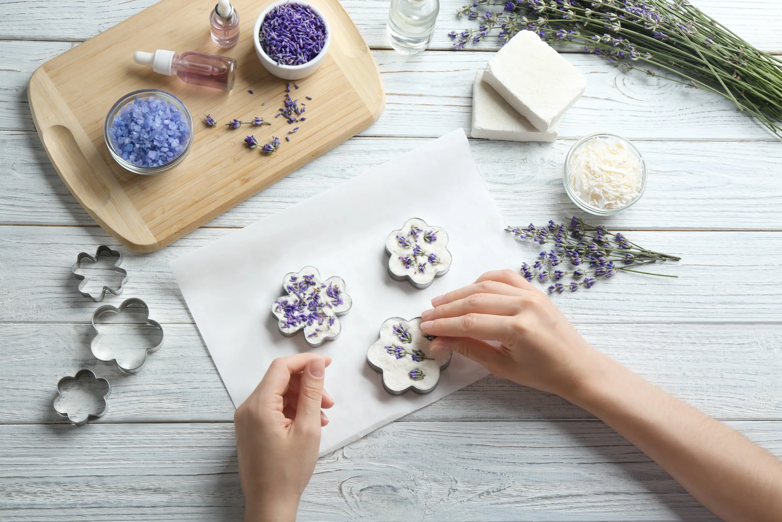 Decorazione del sapone fatto in casa