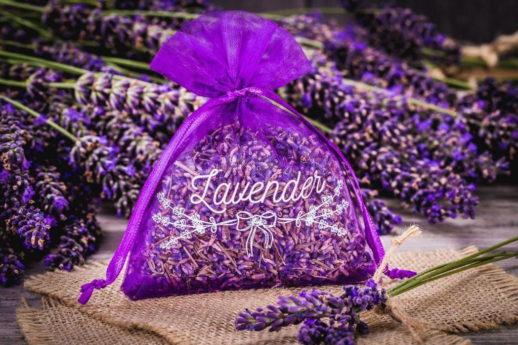 Sacchetto in organza per lavanda essiccata