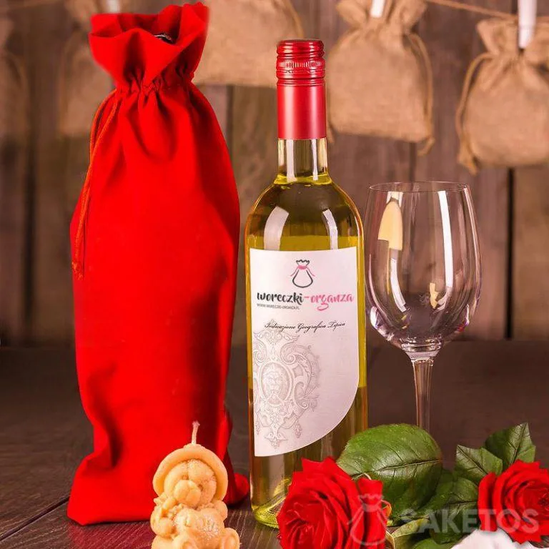 Sacchetto regalo per vino 16x 37 cm