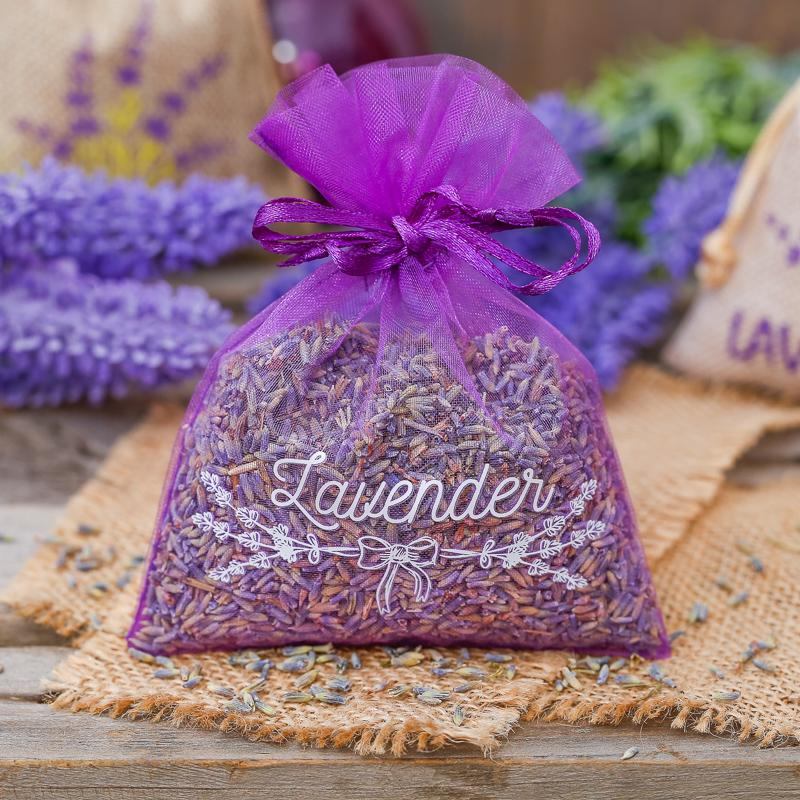 Sacchetto di organza per lavanda essiccata