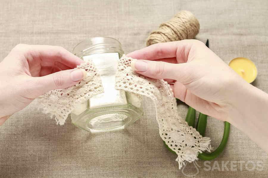 Come realizzare un candeliere in vaso - istruzioni passo dopo passo