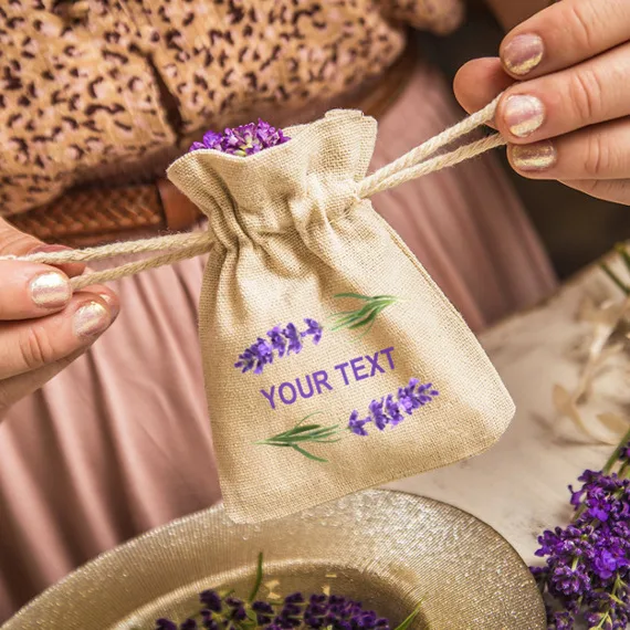 Confezione con logo per lavanda – perfetta per promuovere i tuoi prodotti