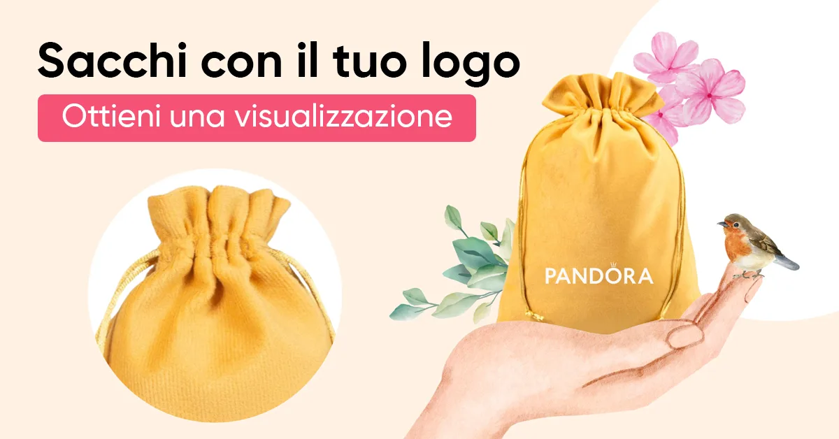 Ordina sacchetti con il tuo logo