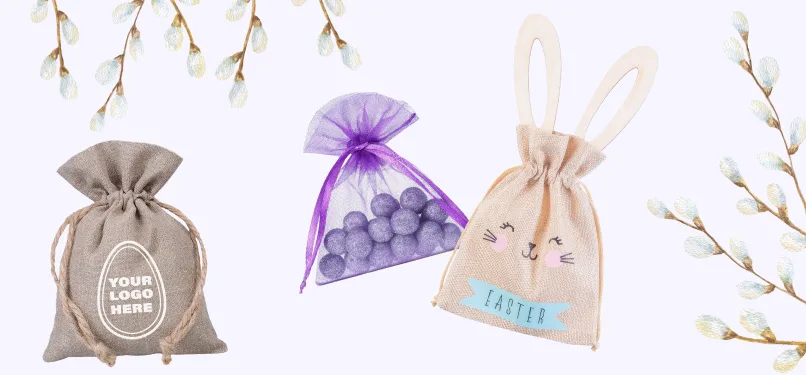 Sacchetti tessuto Pasqua